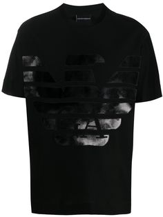 Emporio Armani футболка с круглым вырезом и логотипом