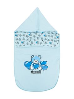 Moschino Kids конверт с принтом Teddy Bear