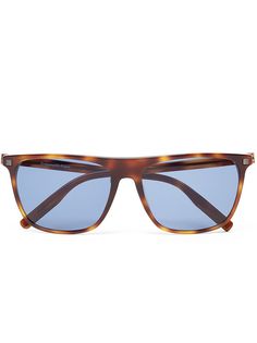 Ermenegildo Zegna солнцезащитные очки в прямоугольной оправе