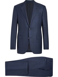 Ermenegildo Zegna клетчатый костюм-двойка