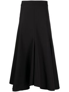Jil Sander длинная расклешенная юбка