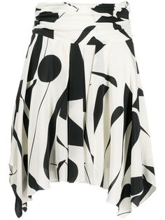 Isabel Marant юбка асимметричного кроя с завышенной талией