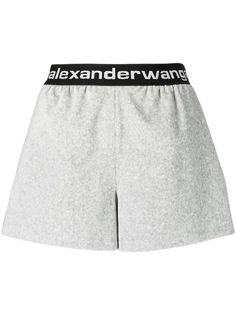 Alexander Wang шорты с логотипом на поясе