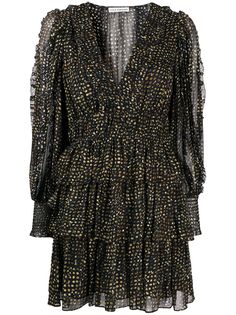 Ulla Johnson ярусное платье Prairie