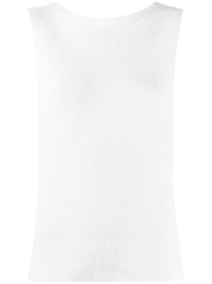 Jil Sander трикотажный топ без рукавов