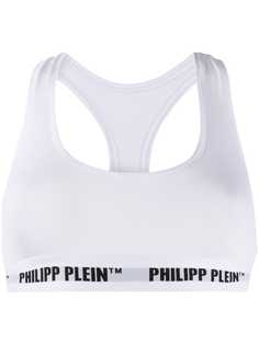 Philipp Plein спортивный бюстгальтер с логотипом