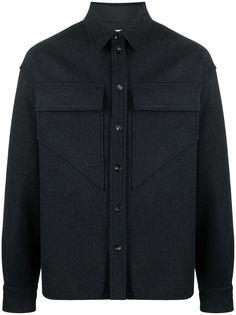 Bottega Veneta рубашка с накладными карманами