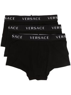 Versace комплект из трех пар боксеров с логотипом