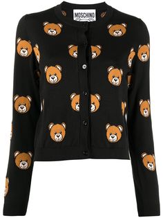 Moschino кардиган с узором
