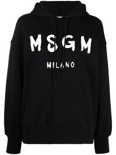 MSGM худи с кулиской и логотипом