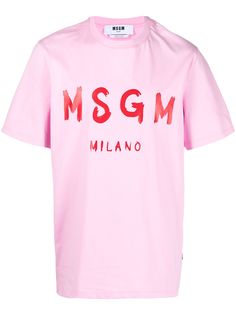MSGM футболка с логотипом