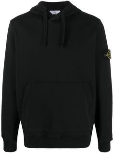 Stone Island худи с нашивкой-логотипом