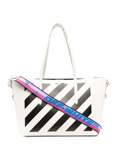 Off-White DIAG BINDER SHOPPER WHITE BLACK