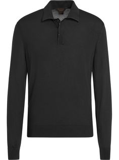 Ermenegildo Zegna рубашка поло с длинными рукавами