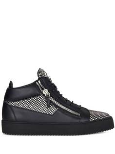 Giuseppe Zanotti кеды Kriss в клетку