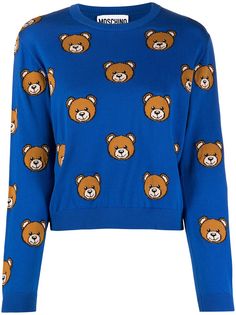 Moschino джемпер с узором
