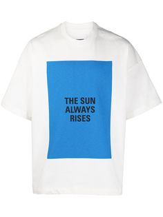 Jil Sander футболка The Sun Always Rises