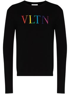 Valentino свитер с логотипом VLTN