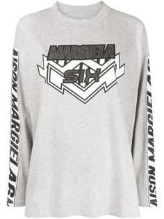 MM6 Maison Margiela футболка Motocross с логотипом