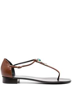 Giuseppe Zanotti сандалии Misaki с кристаллами