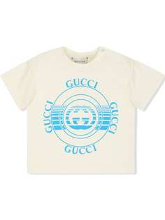 Gucci Kids футболка с принтом Gucci Disc