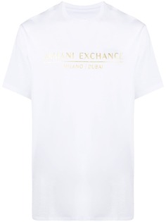 Armani Exchange футболка с логотипом
