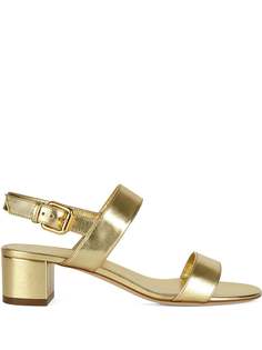 Giuseppe Zanotti босоножки с эффектом металлик