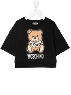 Moschino Kids футболка Teddy с логотипом
