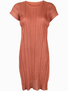 Pleats Please Issey Miyake платье-трапеция с плиссировкой