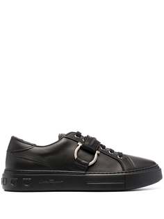 Salvatore Ferragamo кроссовки с пряжками и декором Gancini