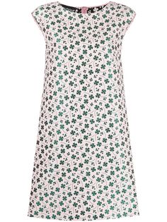 Boutique Moschino платье-трапеция с цветочным принтом