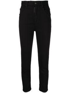 Dsquared2 укороченные джинсы с завышенной талией