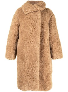 Hermès пальто Teddy pre-owned