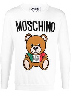 Moschino джемпер Teddy с логотипом