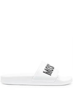 Moschino шлепанцы с логотипом