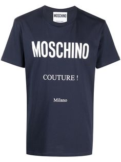 Moschino футболка с логотипом