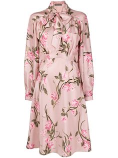 Alberta Ferretti платье с цветочным принтом