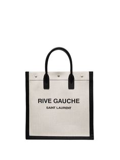 Saint Laurent сумка-тоут Rive Gauche с логотипом