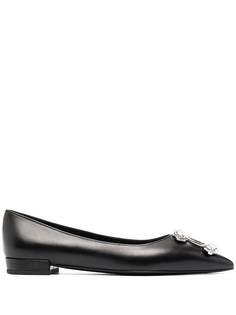 Salvatore Ferragamo туфли Vara Bow с кристаллами