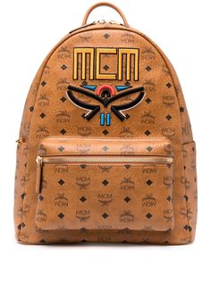 MCM рюкзак Stark Visetos с вышивкой
