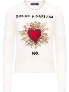 Dolce & Gabbana футболка с принтом Amore