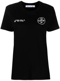 Off-White футболка с короткими рукавами и логотипом