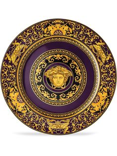 Rosenthal тарелка с узором Medusa из коллаборации с Versace (30 см)