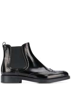 Tods ботинки челси с брогированием Tod`S