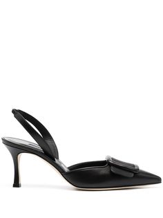 Manolo Blahnik туфли с пряжкой и ремешком на пятке