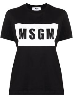 MSGM футболка с логотипом