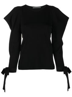 Alberta Ferretti джемпер с объемными плечами