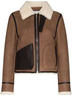 LOEWE shearling aviator jacket