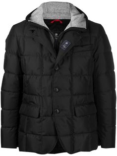 Fay padded zip-up down jacket