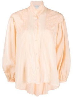 Forte Forte pleat-detail long-sleeve blouse